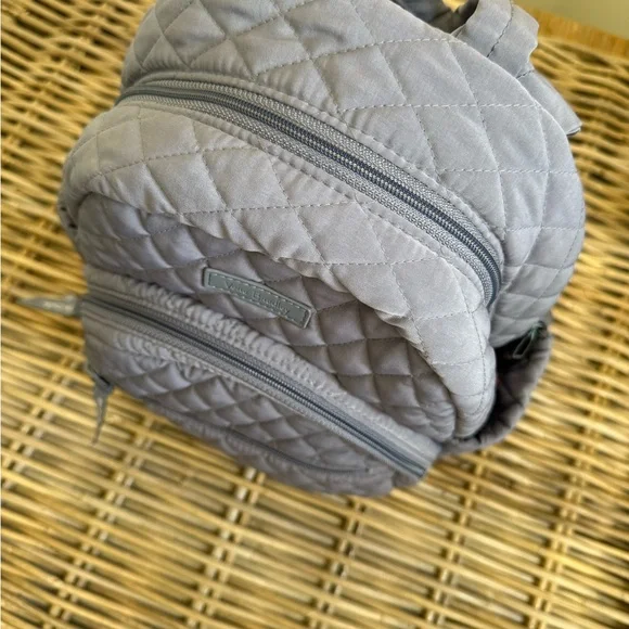 Vera Bradley Charcoal Quilted Backpack - Picture 11 of 13